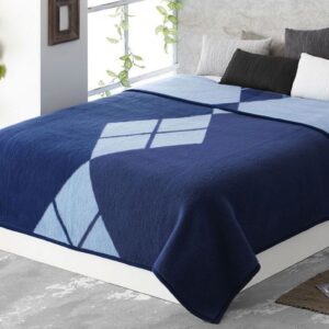 Manta Lara Rombos Azules